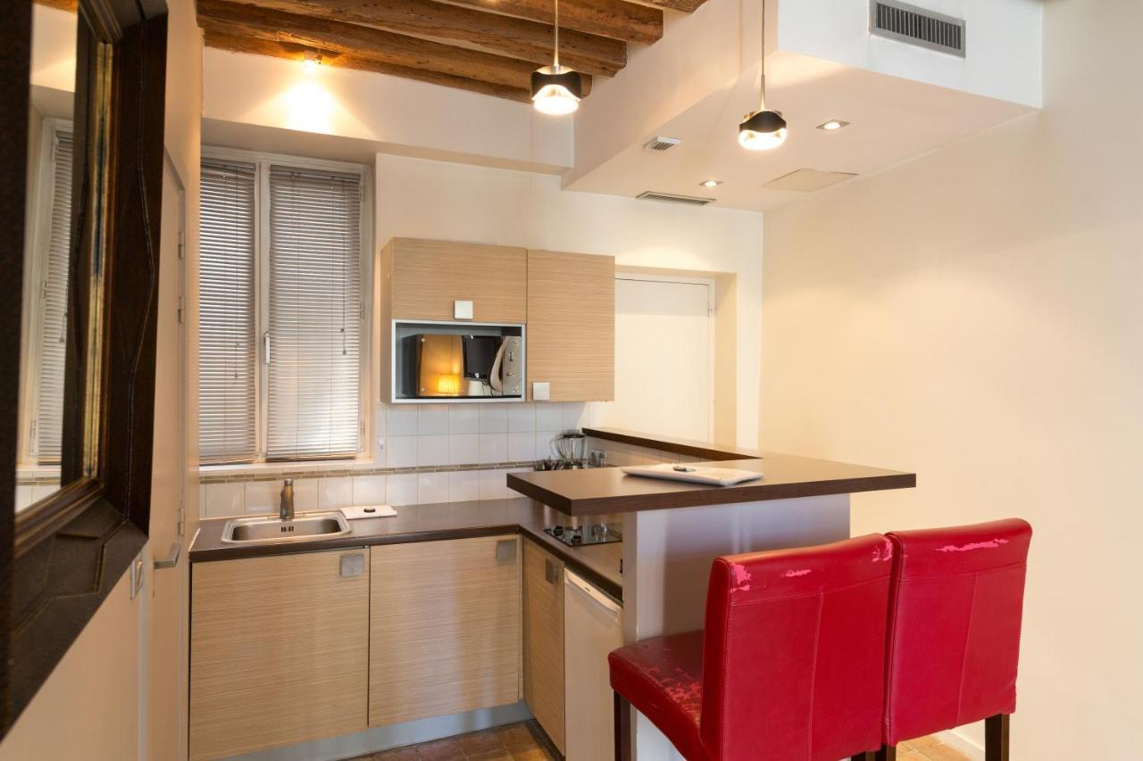 Ferienwohnung Habitat Parisien - Marais Sicile Exterior foto