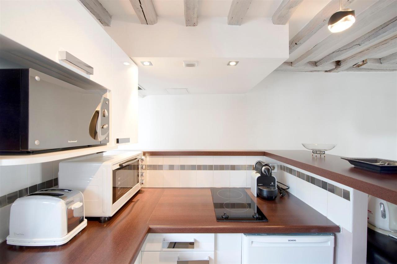 Ferienwohnung Habitat Parisien - Marais Sicile Exterior foto