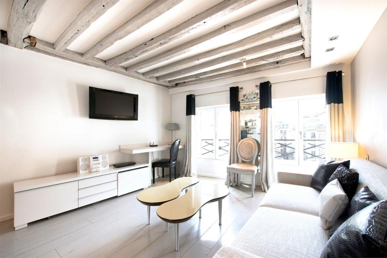 Ferienwohnung Habitat Parisien - Marais Sicile Exterior foto