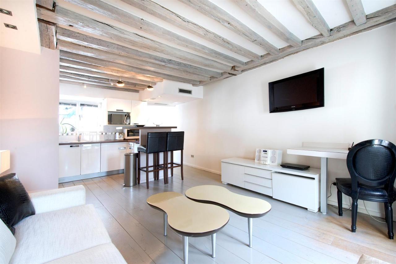 Ferienwohnung Habitat Parisien - Marais Sicile Exterior foto
