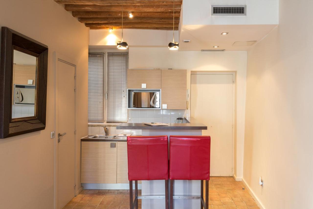 Ferienwohnung Habitat Parisien - Marais Sicile Exterior foto