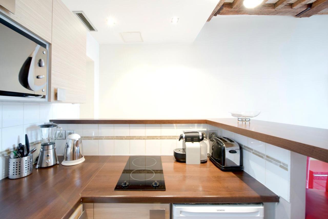 Ferienwohnung Habitat Parisien - Marais Sicile Exterior foto