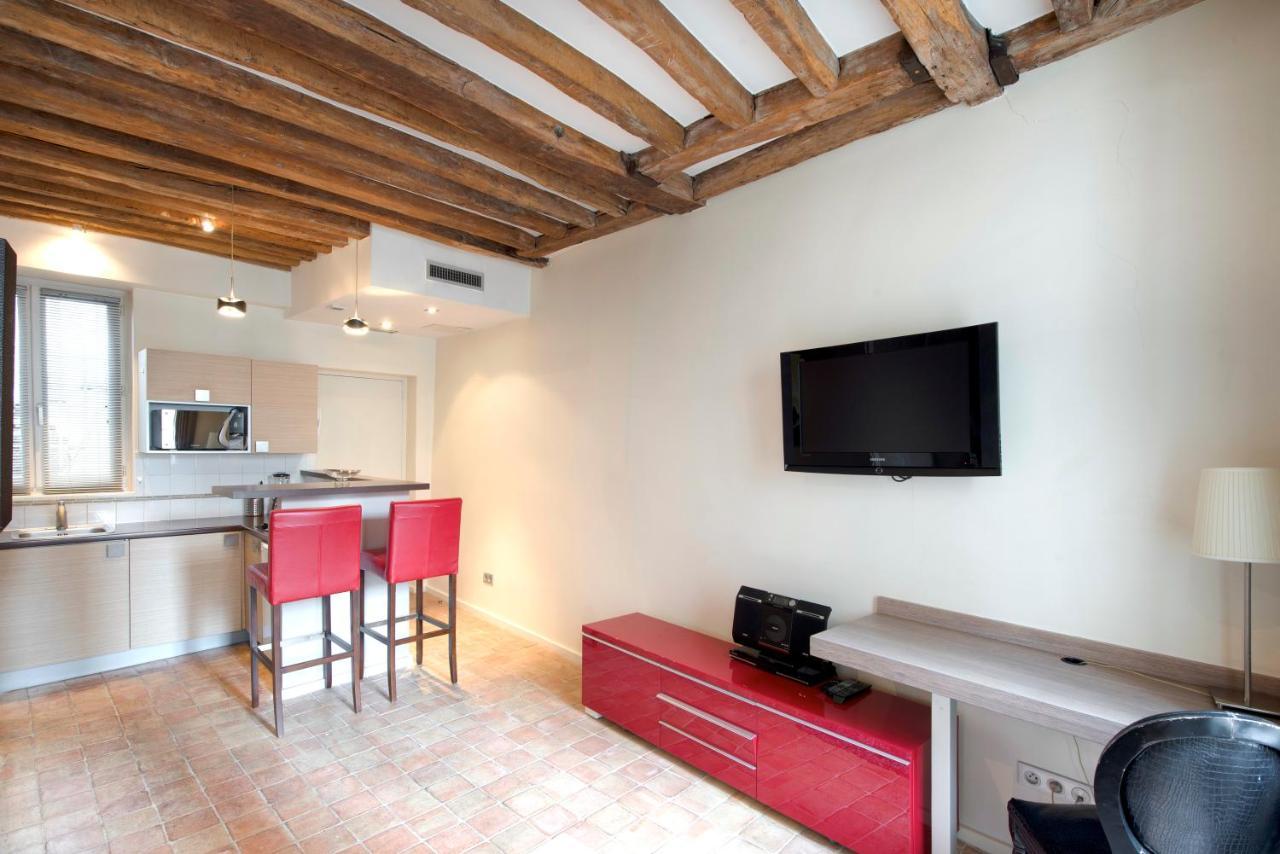 Ferienwohnung Habitat Parisien - Marais Sicile Exterior foto