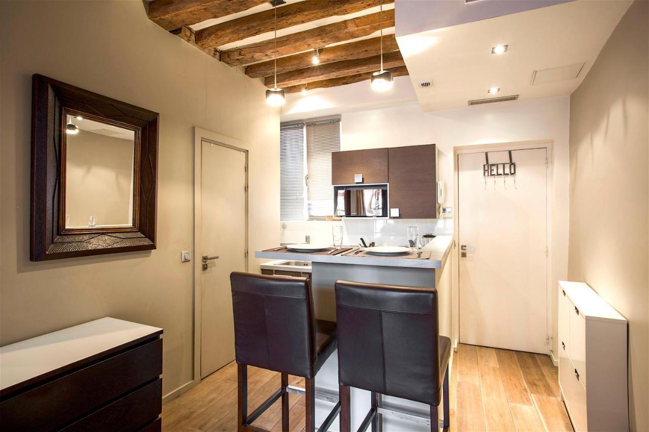 Ferienwohnung Habitat Parisien - Marais Sicile Exterior foto