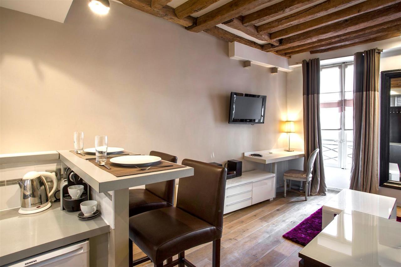 Ferienwohnung Habitat Parisien - Marais Sicile Exterior foto